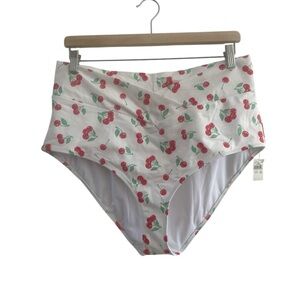 NWT Aerie High Waisted Crossover Bikini Bottom XXL